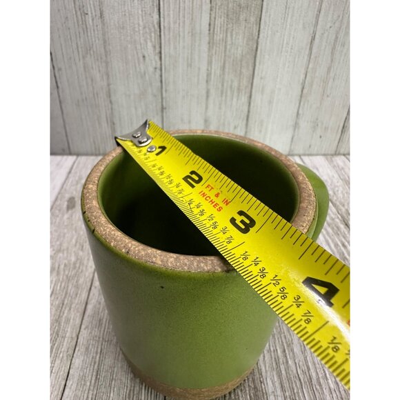 Vtg Style East Fork Pottery Mug Fiddlehead Green Retired Color 4.25" Tall Set 2 - Picture 8 of 10